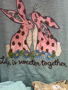 A Rare Bird- Life is Sweeter Together Rag Tee