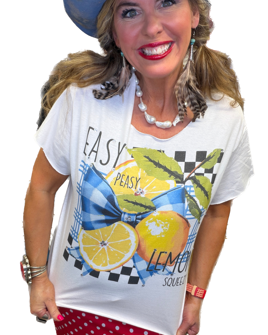 Easy Peasy Lemon Squeezy T-Shirt (No Bling)  - ERR Original *Final Sale*