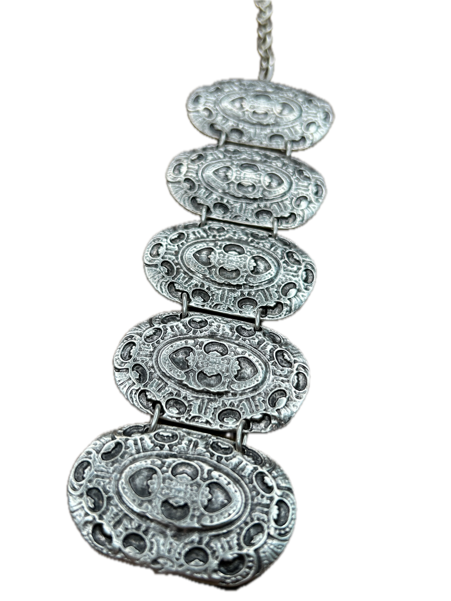 Silver Metal Tray Bracelet