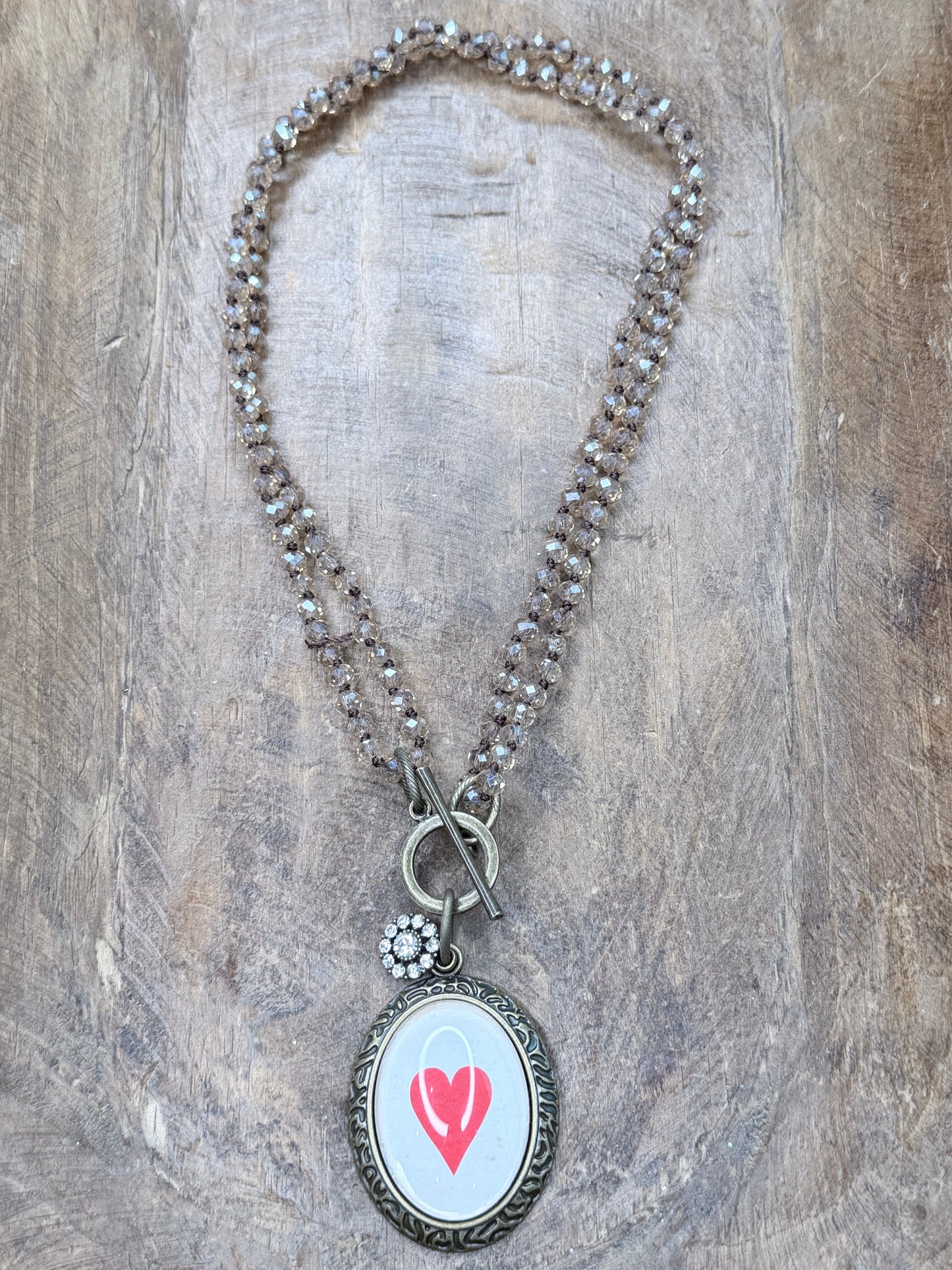 Sandra Ling Designs- Vintage Playing Card Necklace
