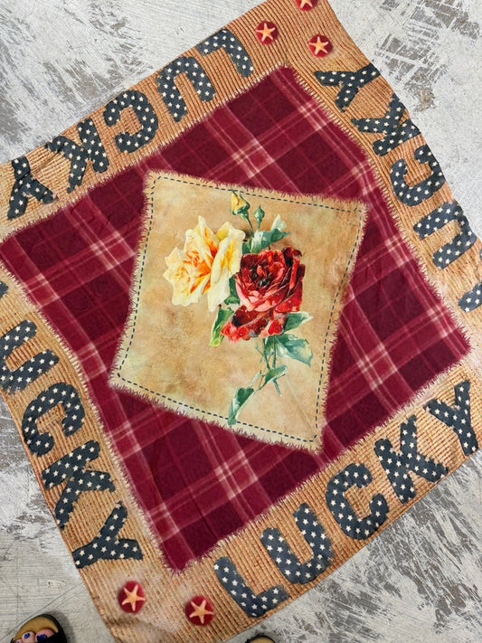 A Rare Bird- Lucky Rose Wild Rag