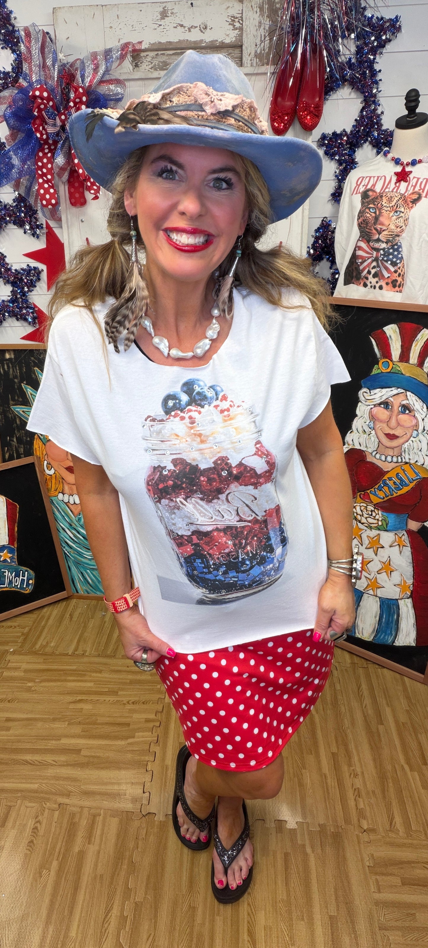 Red Polka Dot Skort *Final Sale*