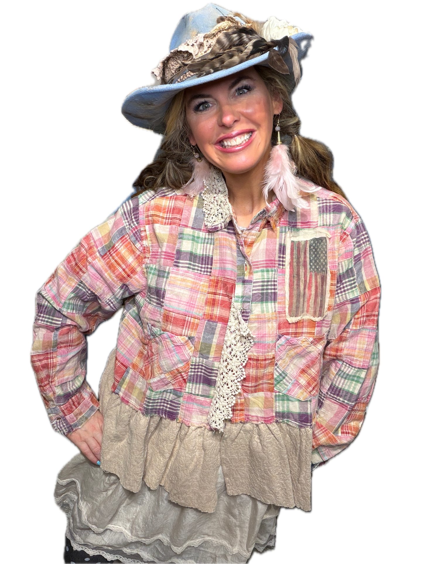 A RARE BIRD- Liberty Belle Shacket (Pre Order)