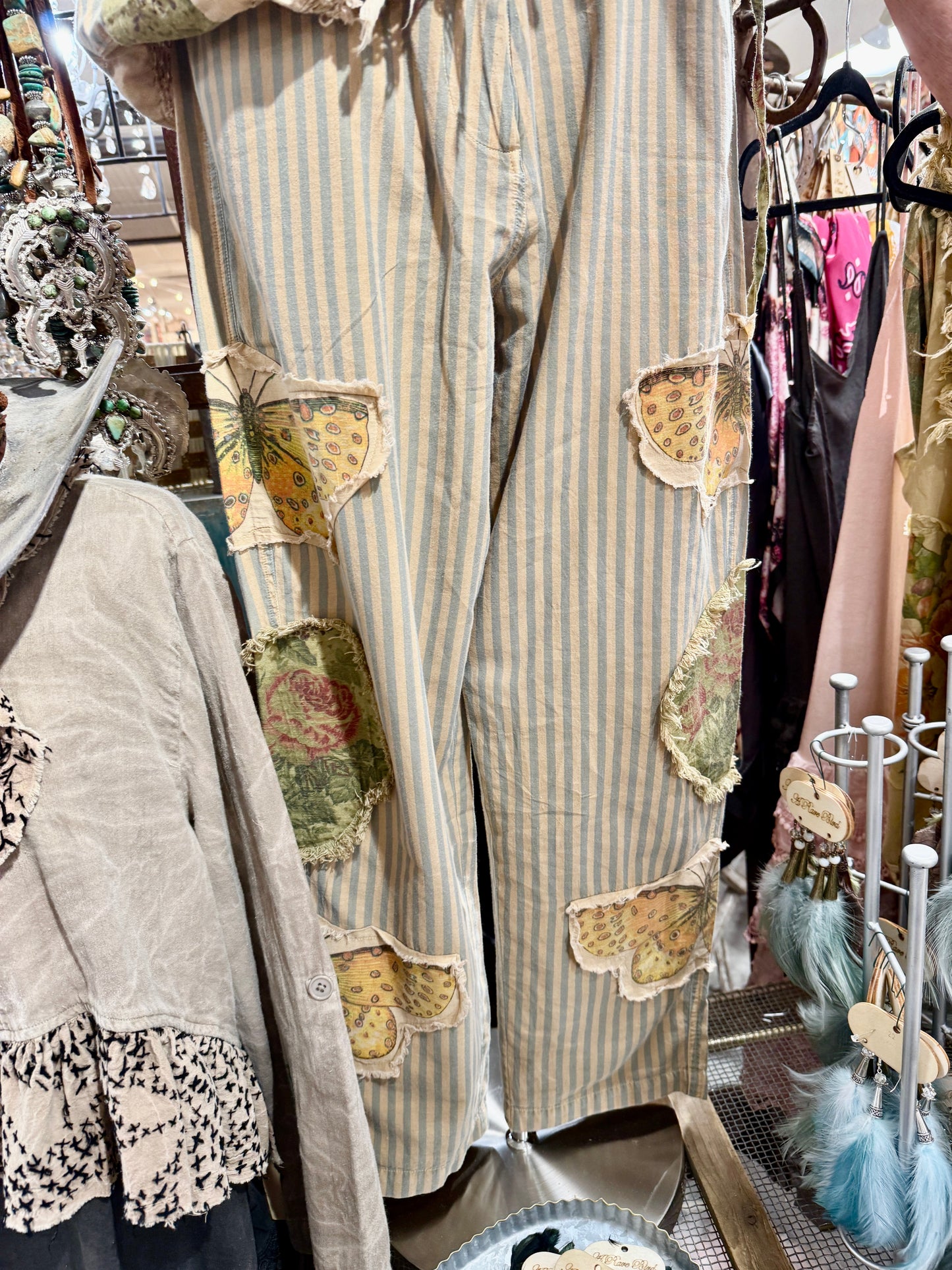 SALE Rare Bird- Butterfly Stripe Pant *Final Sale*