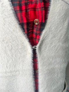 FINAL SALE Cozy Fur Cardigan With Hood (Beige)