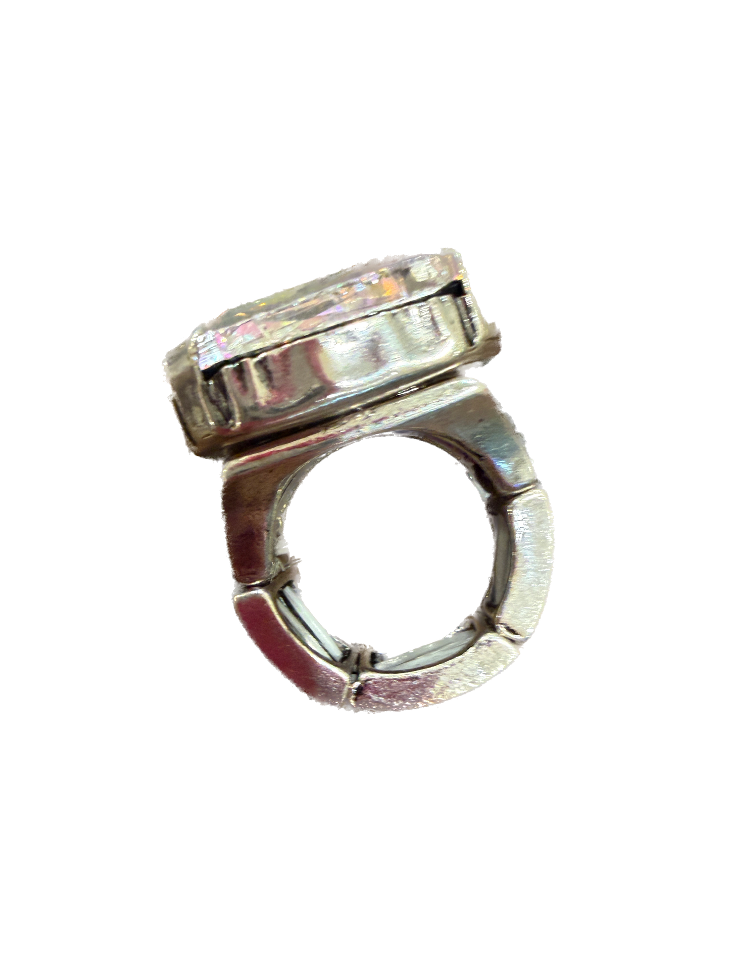 AB Rhinestone Stretch Ring