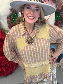 SALE Jaded Gypsy- Prairie Kiss Top *Final Sale*
