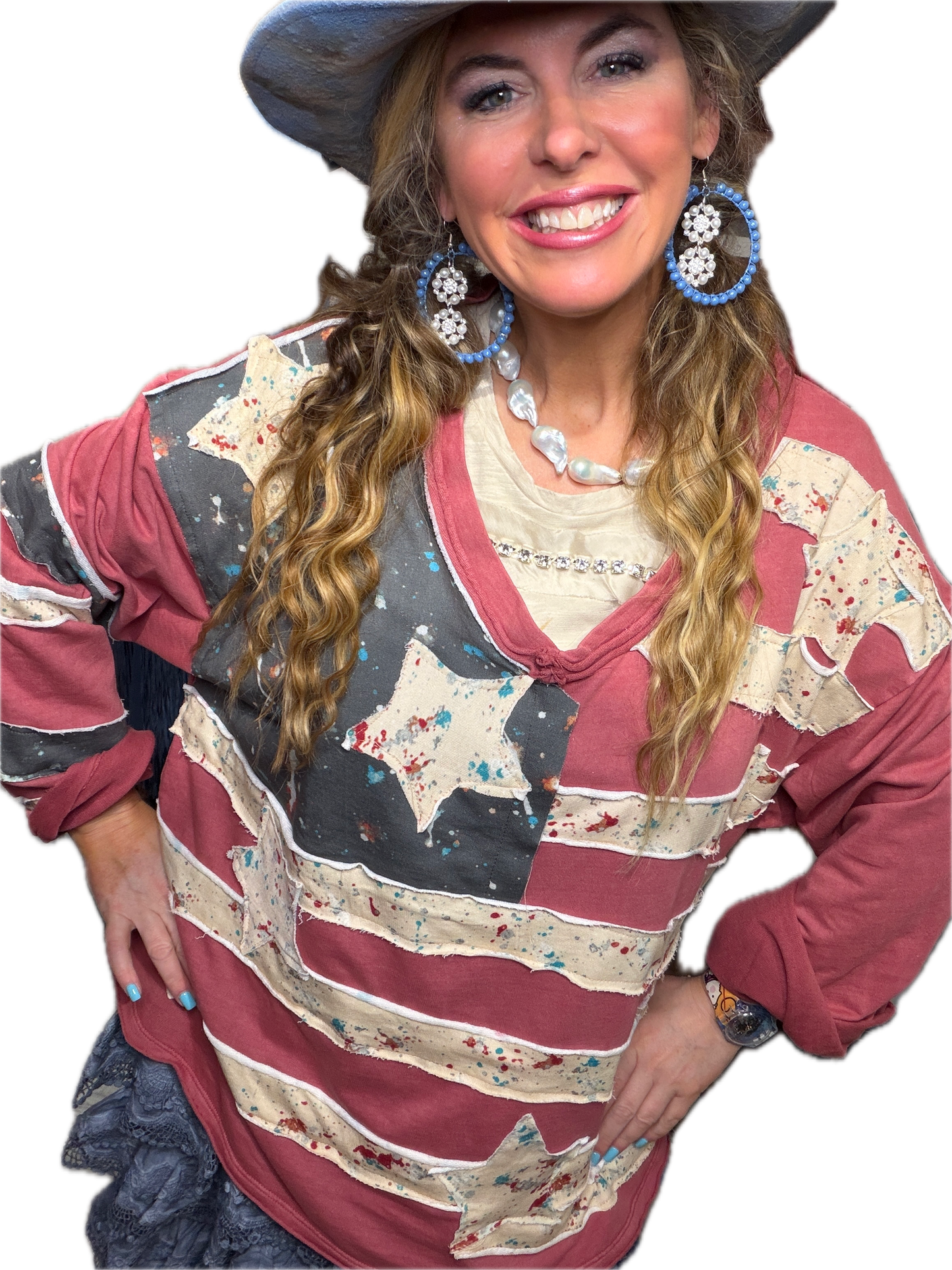 A Rare Bird- Stars and Sweetheart Top