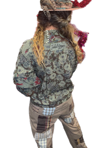 Jaded Gypsy- Traveling on Pants (Khaki Plaid)