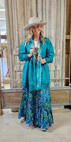 A Rare Bird- Peacock Pants *Final Sale*