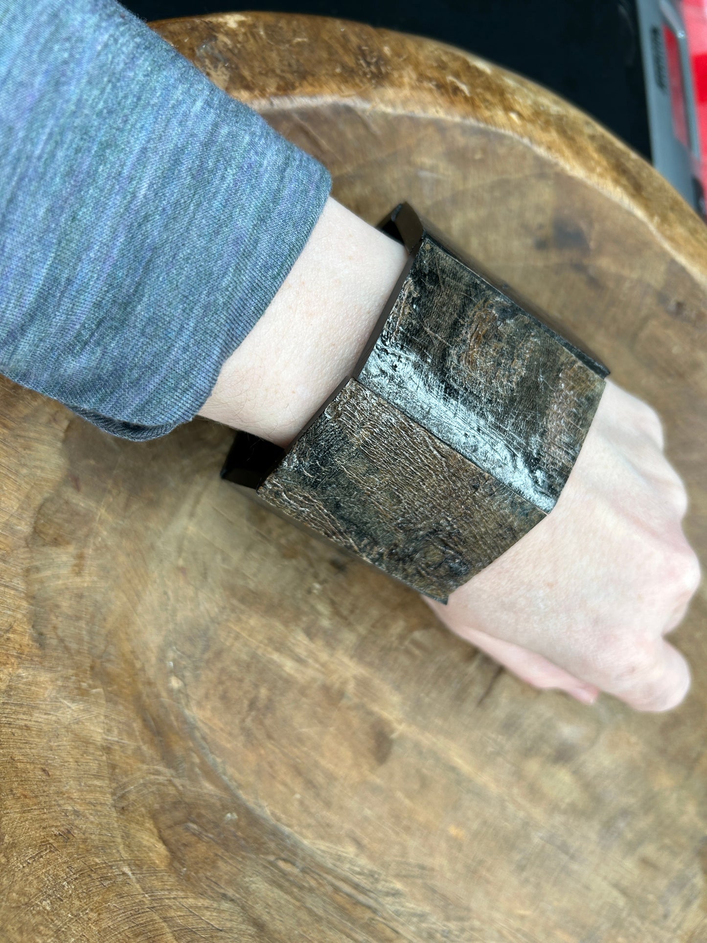 Dark Chocolate Stretch Bracelet