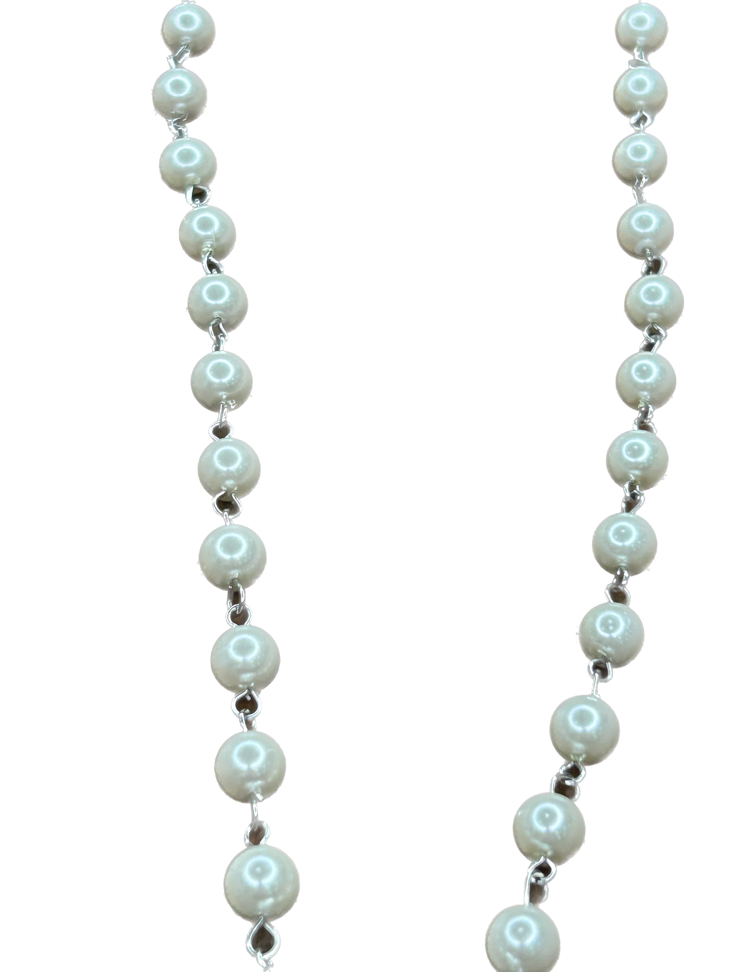 German Silver Jade Cluster Necklace B
