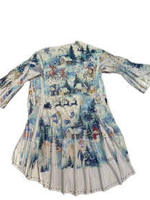 Restocked!  Origami- Winter Wonderland Suede Kimono *Final Sale* - NO FRINGE