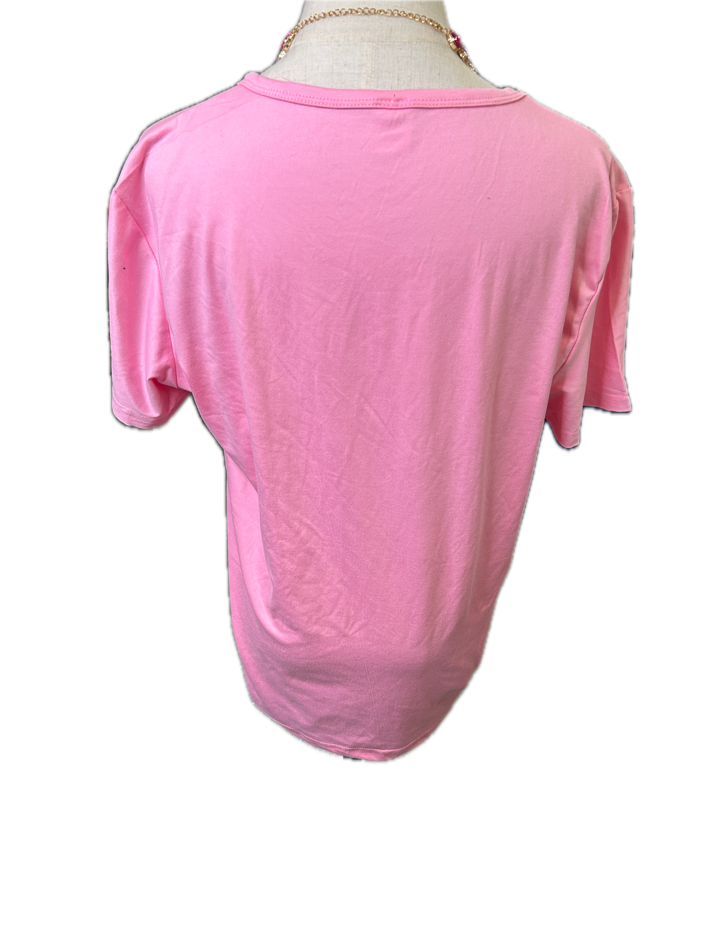 Short Sleeve Love Shirt (Pink)