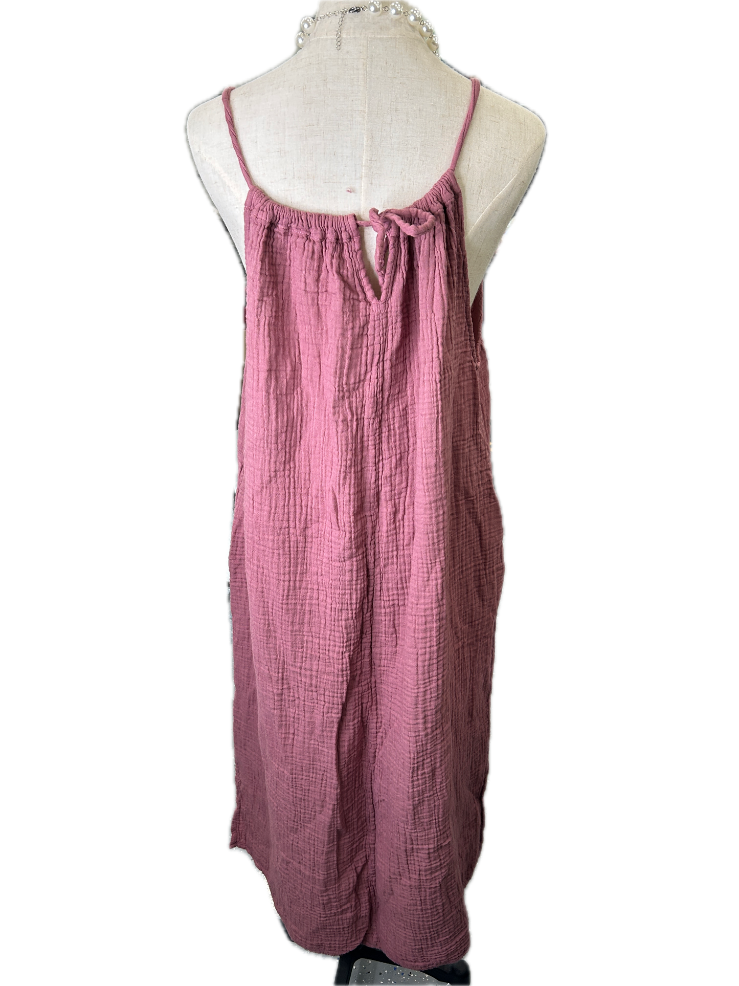 Cotton Gauze Dress (Mauve) *Final Sale*