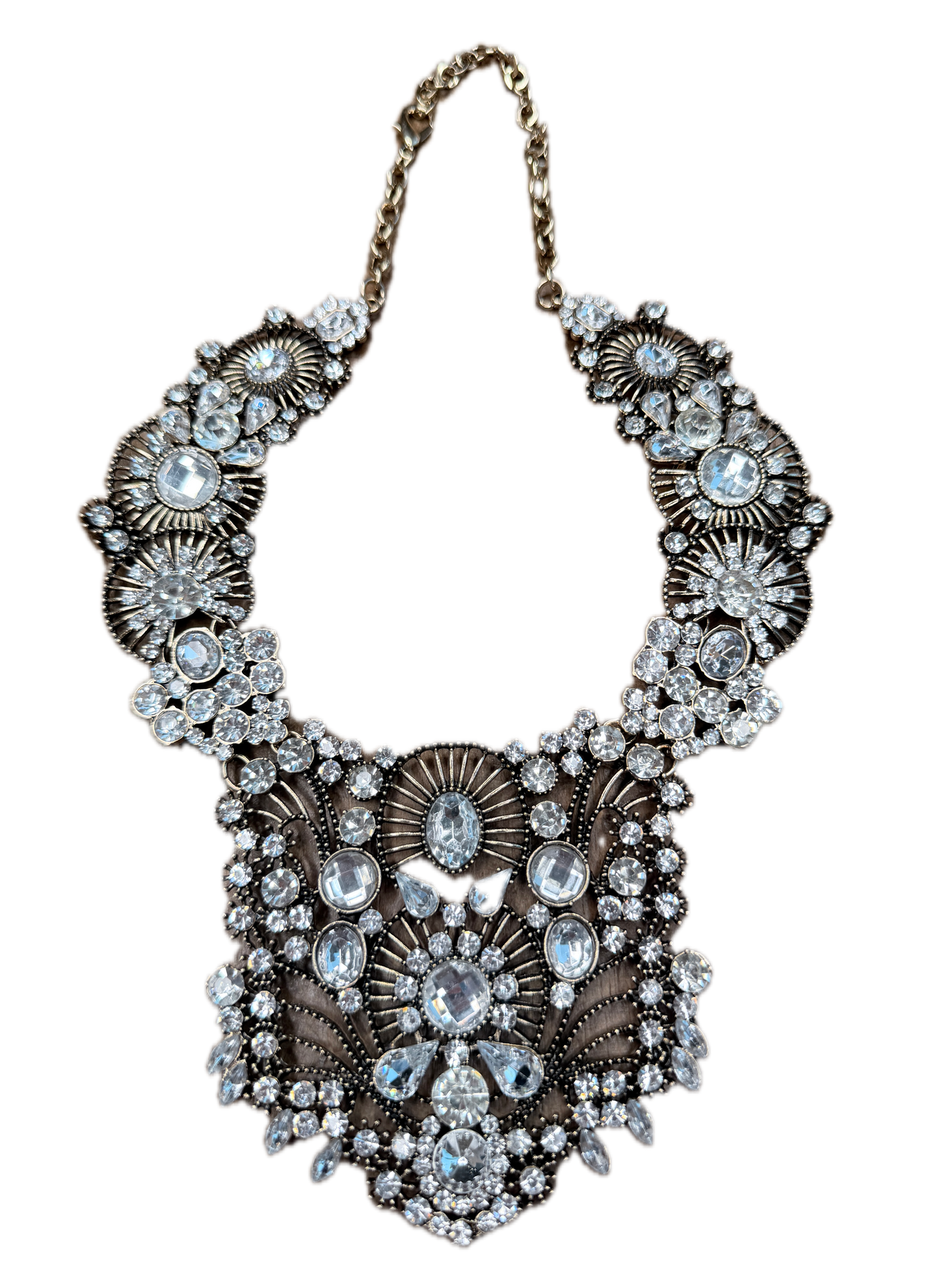 Manhattan Bronze Bling Necklace
