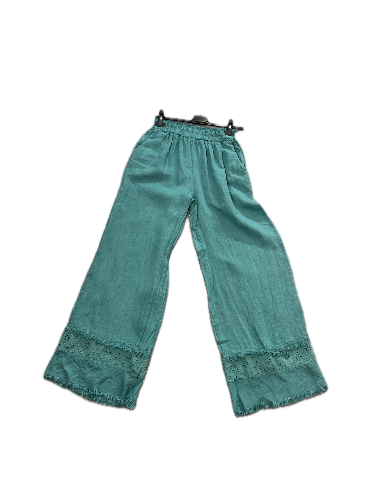 Linen Trouser Pants (Turquoise)
