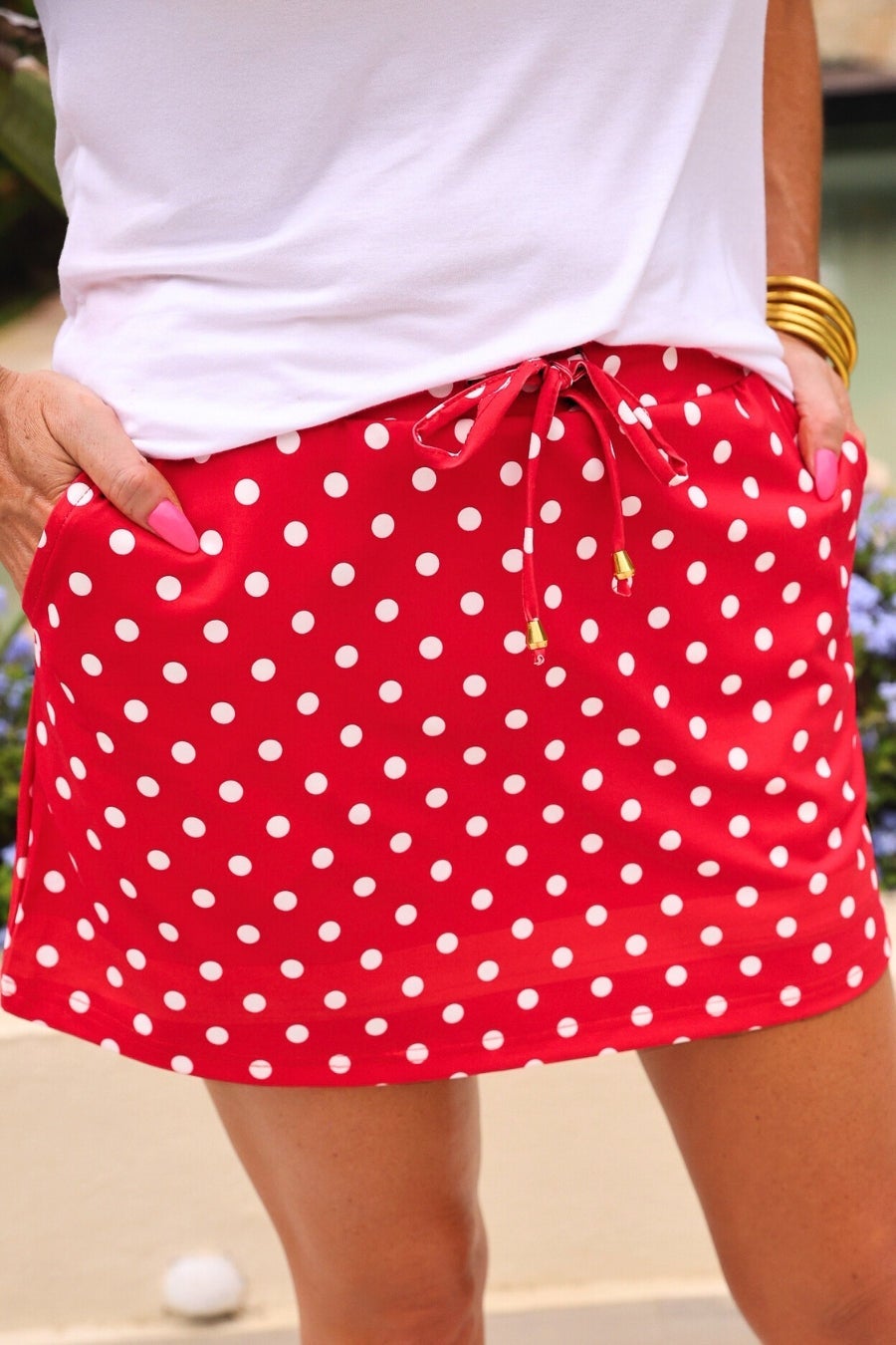 Red Polka Dot Skort *Final Sale*