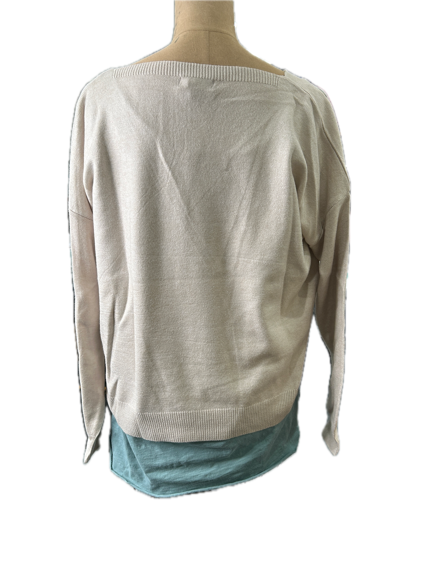 Cropped Beige Hydrangea Top *Final Sale*