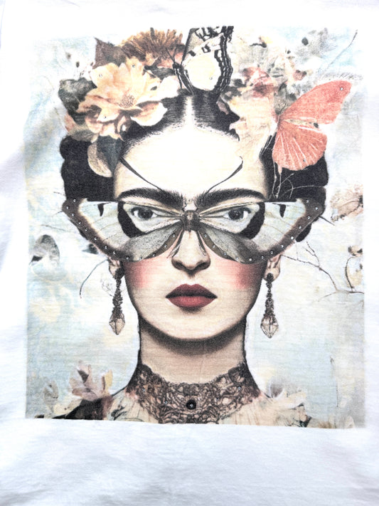 Frida Kahlo Butterfly T-Shirt- ERR Original *Final Sale*
