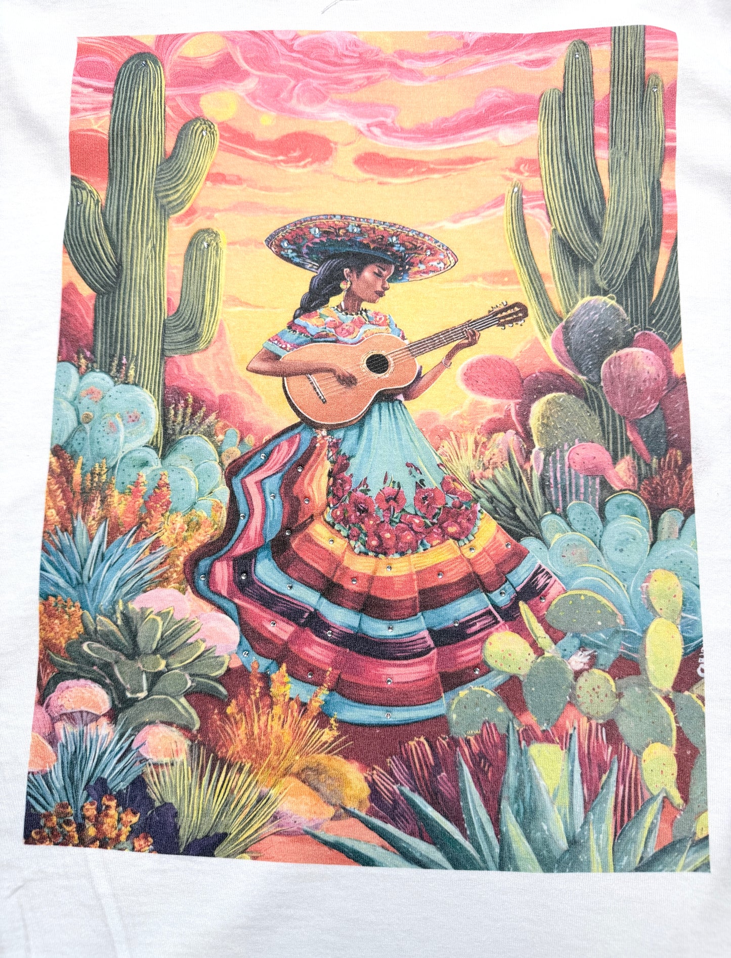 Sunset Guitar Solo T-Shirt- ERR Original *Final Sale*