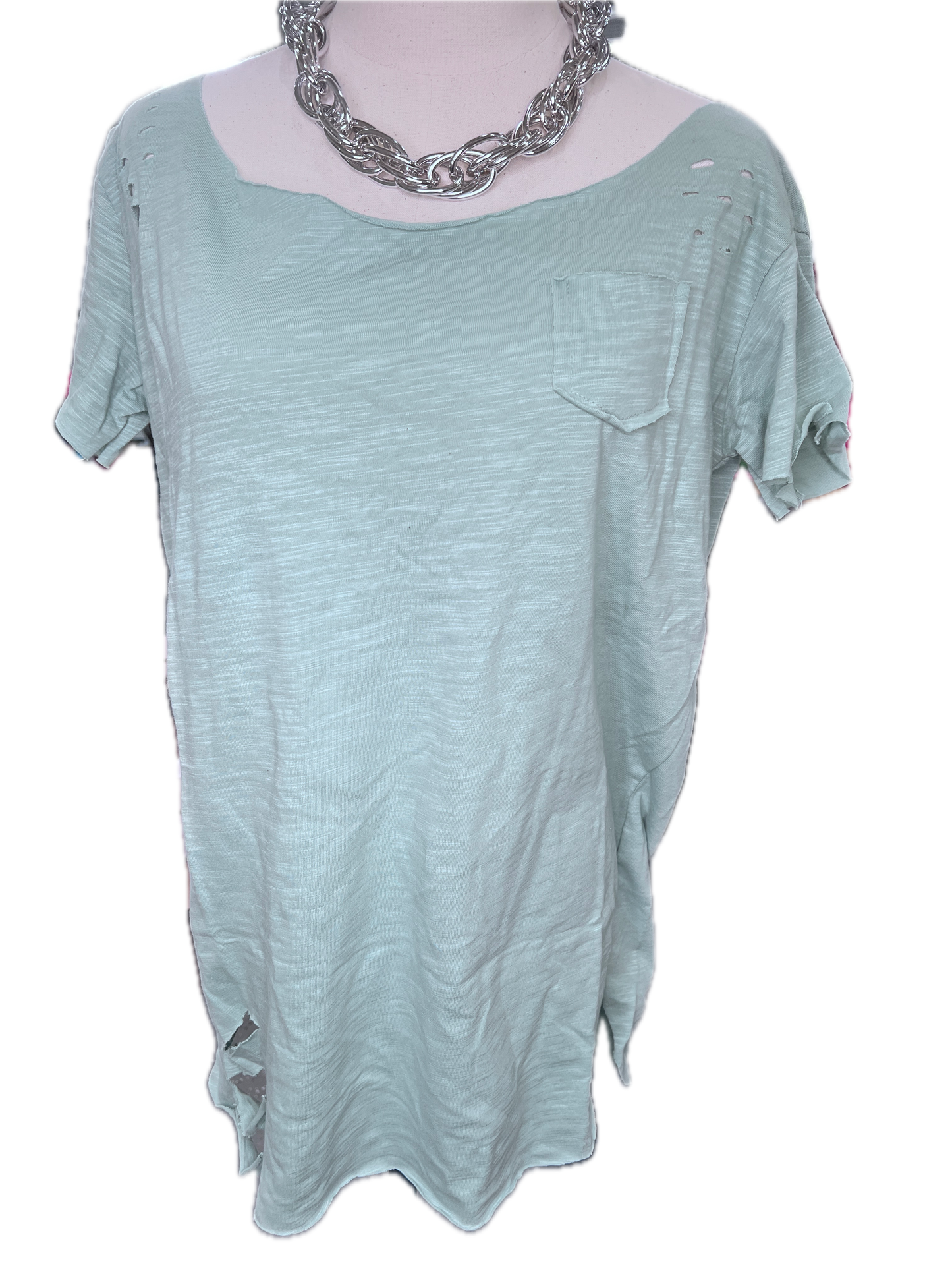 Rare Bird- Rag Tee (Sage)