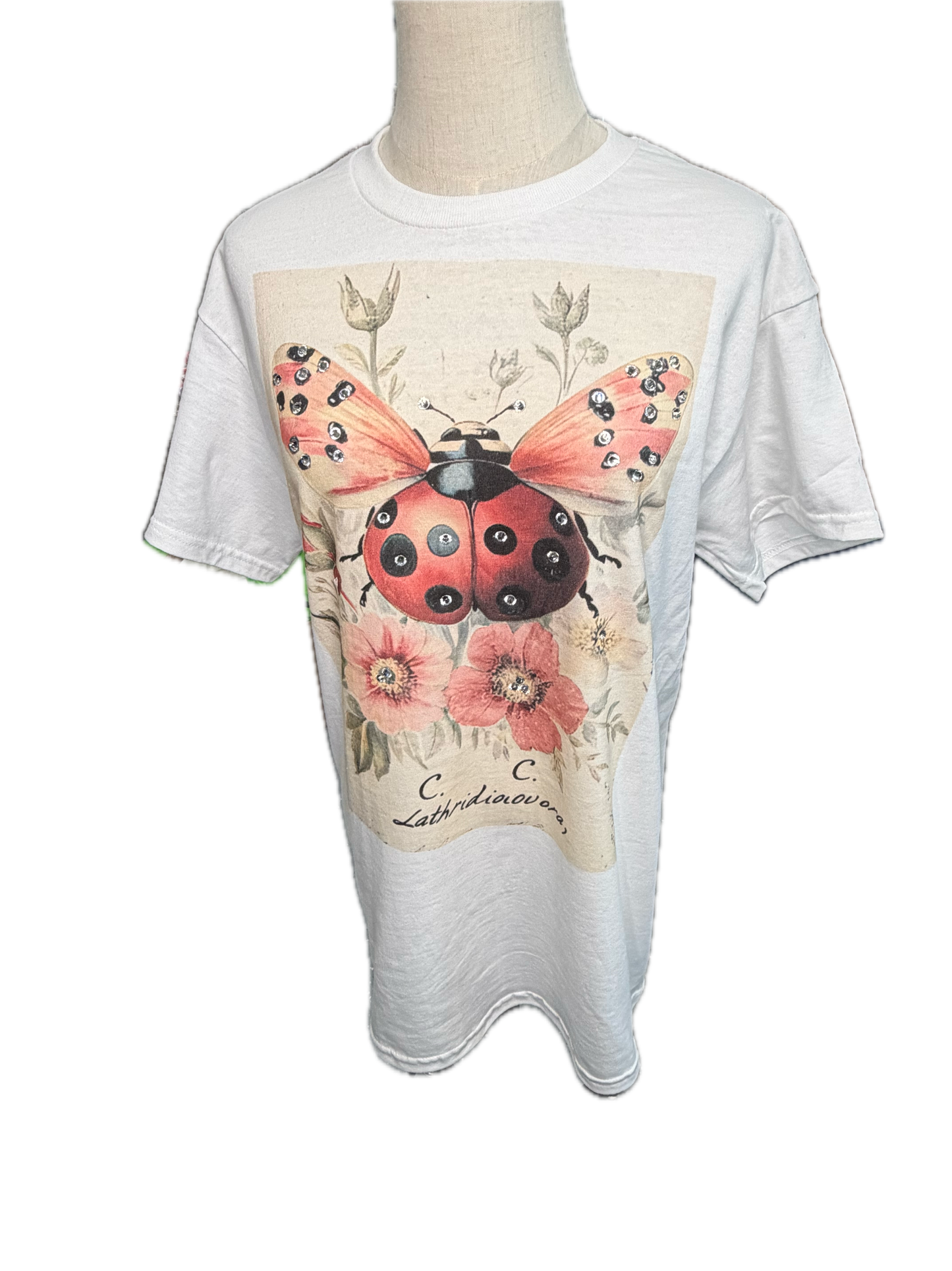 Ladybug Kisses T-Shirt (Basic) - Indigo Blue *Final Sale*