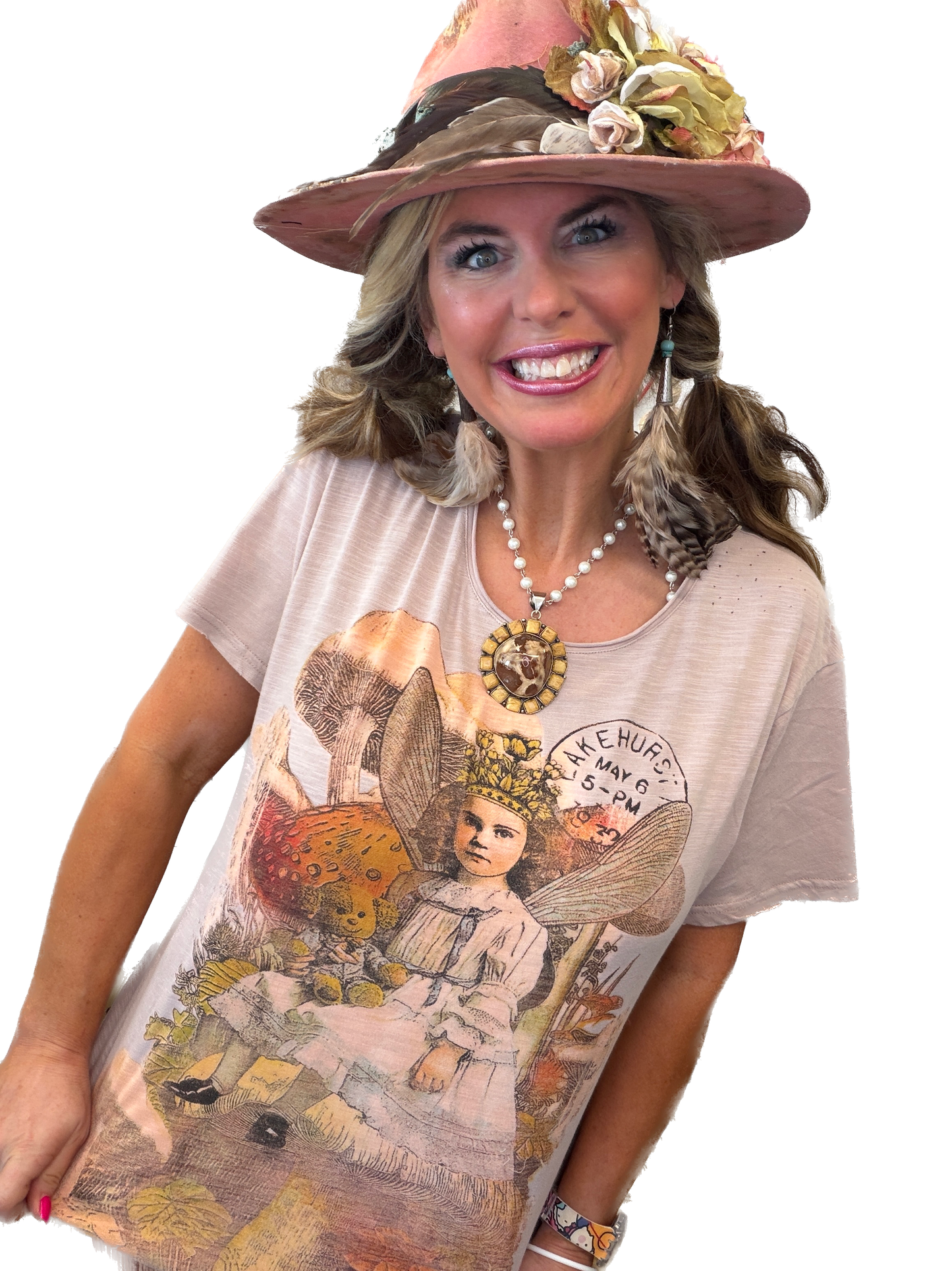 Jaded Gypsy- Moon Dance Tee (Fairy Flight)