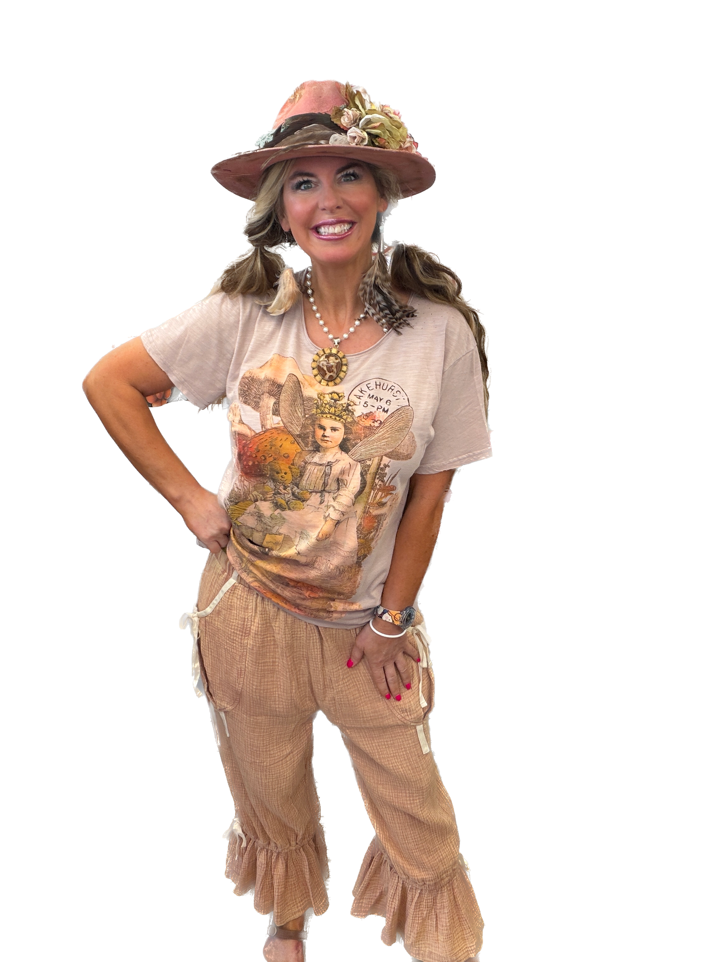 Jaded Gypsy- Moon Dance Tee (Fairy Flight)