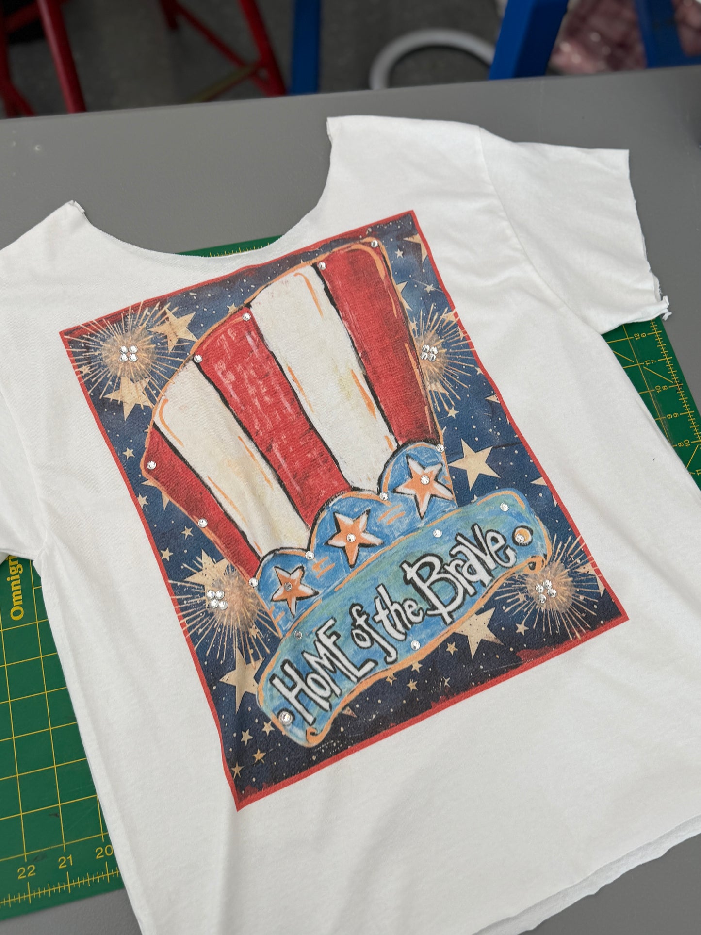 Home Of The Brave T-Shirt (Christy Cut) (No Bling) - ERR Original *Final Sale*