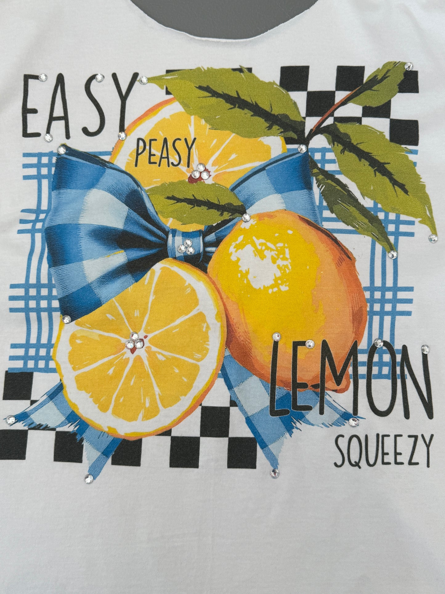 Easy Peasy Lemon Squeezy T-Shirt (Bling)  - ERR Original *Final Sale*