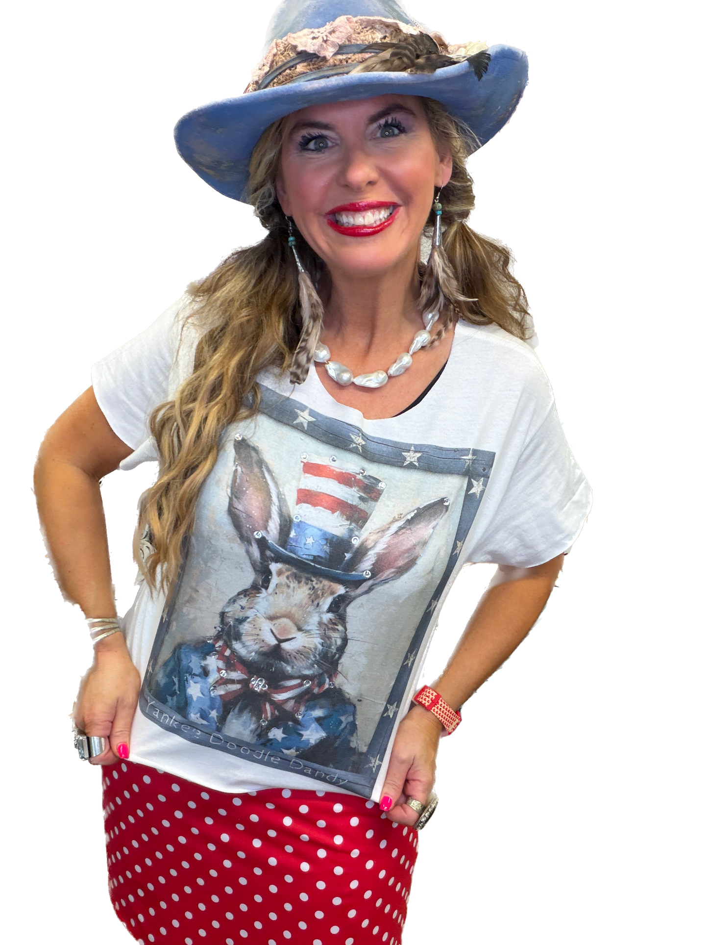 Yankee Doodle Dandy T-Shirt (Christy Cut) (No Bling) - ERR Original *Final Sale*