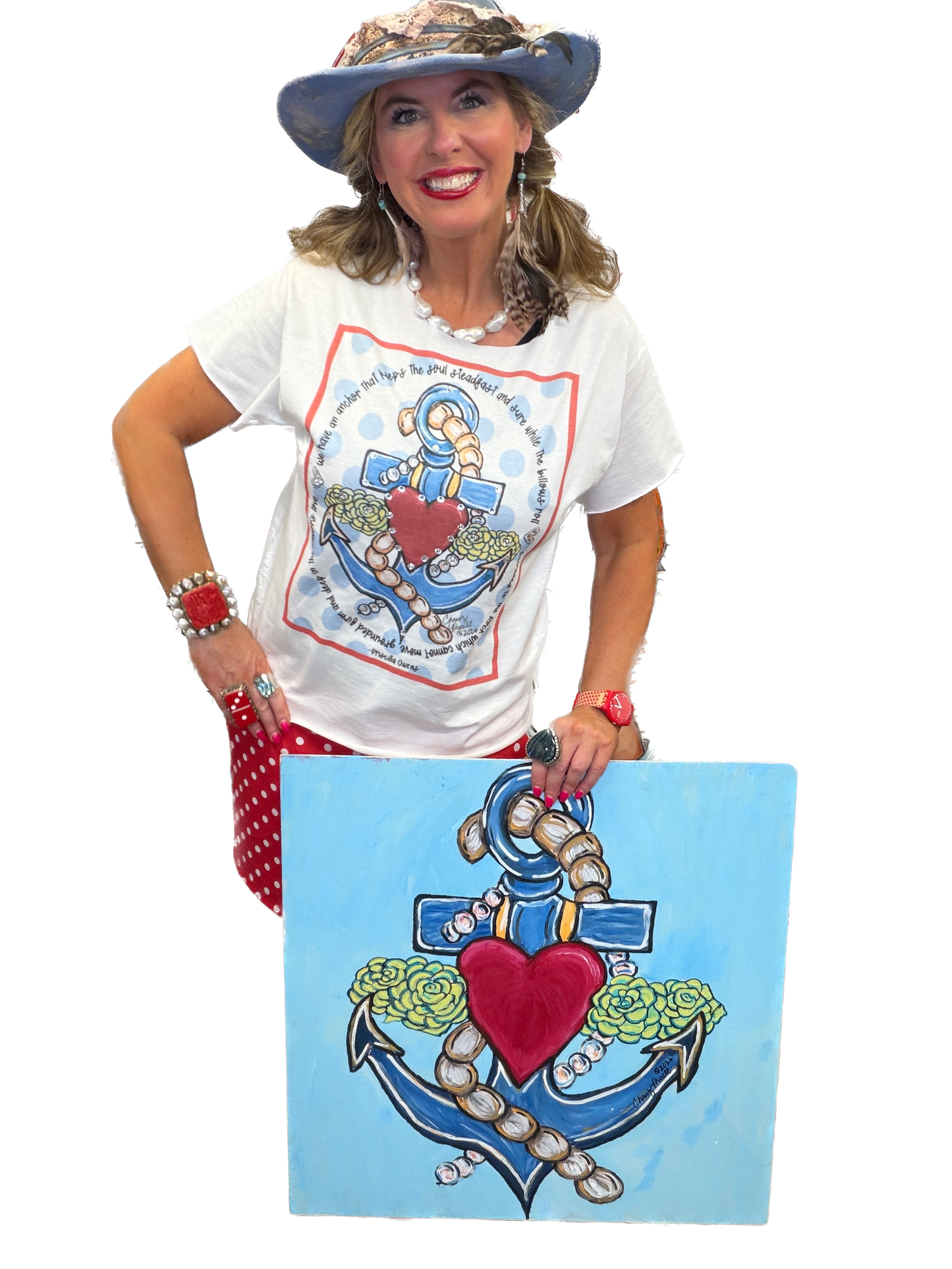 Anchor To My Soul T-Shirt (Bling)  - ERR Original *Final Sale*