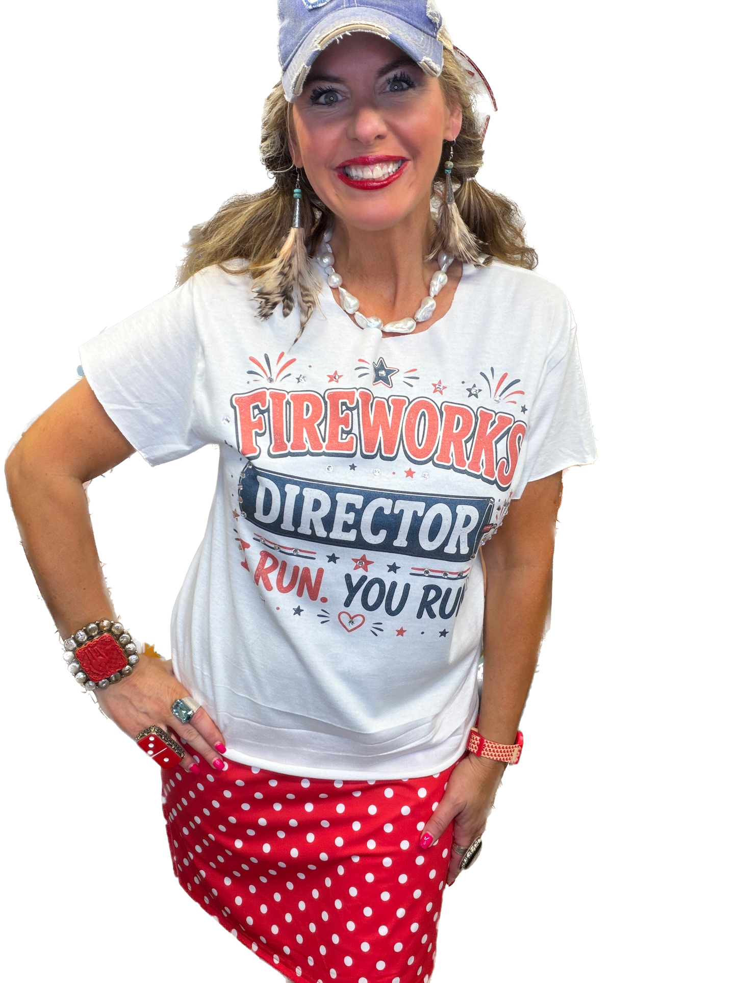 Fireworks Director T-Shirt (Bling)  - ERR Original *Final Sale*