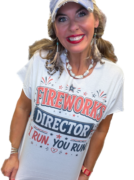 Fireworks Director T-Shirt (Bling)  - ERR Original *Final Sale*