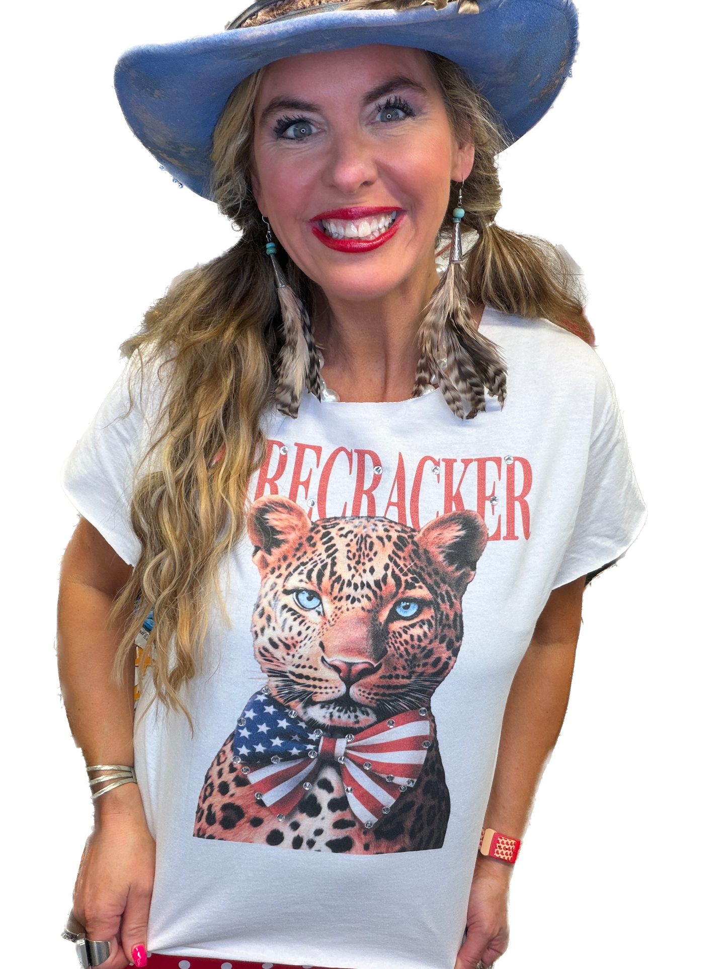 Firecracker Jaguar T-Shirt (No Bling)  - ERR Original *Final Sale*