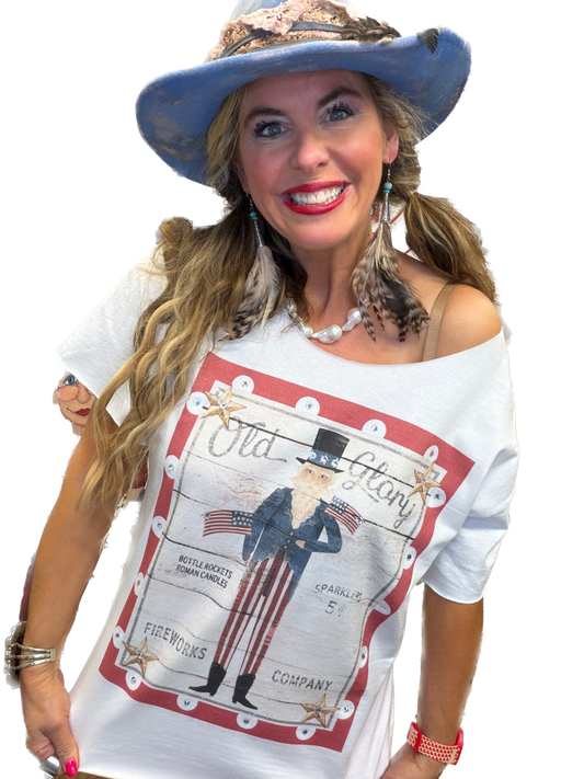 Old Glory T-Shirt (No Bling)  - ERR Original *Final Sale*
