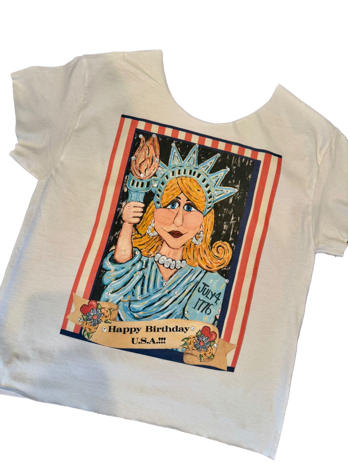 Lady Liberty T-Shirt (No Bling)  - ERR Original *Final Sale*