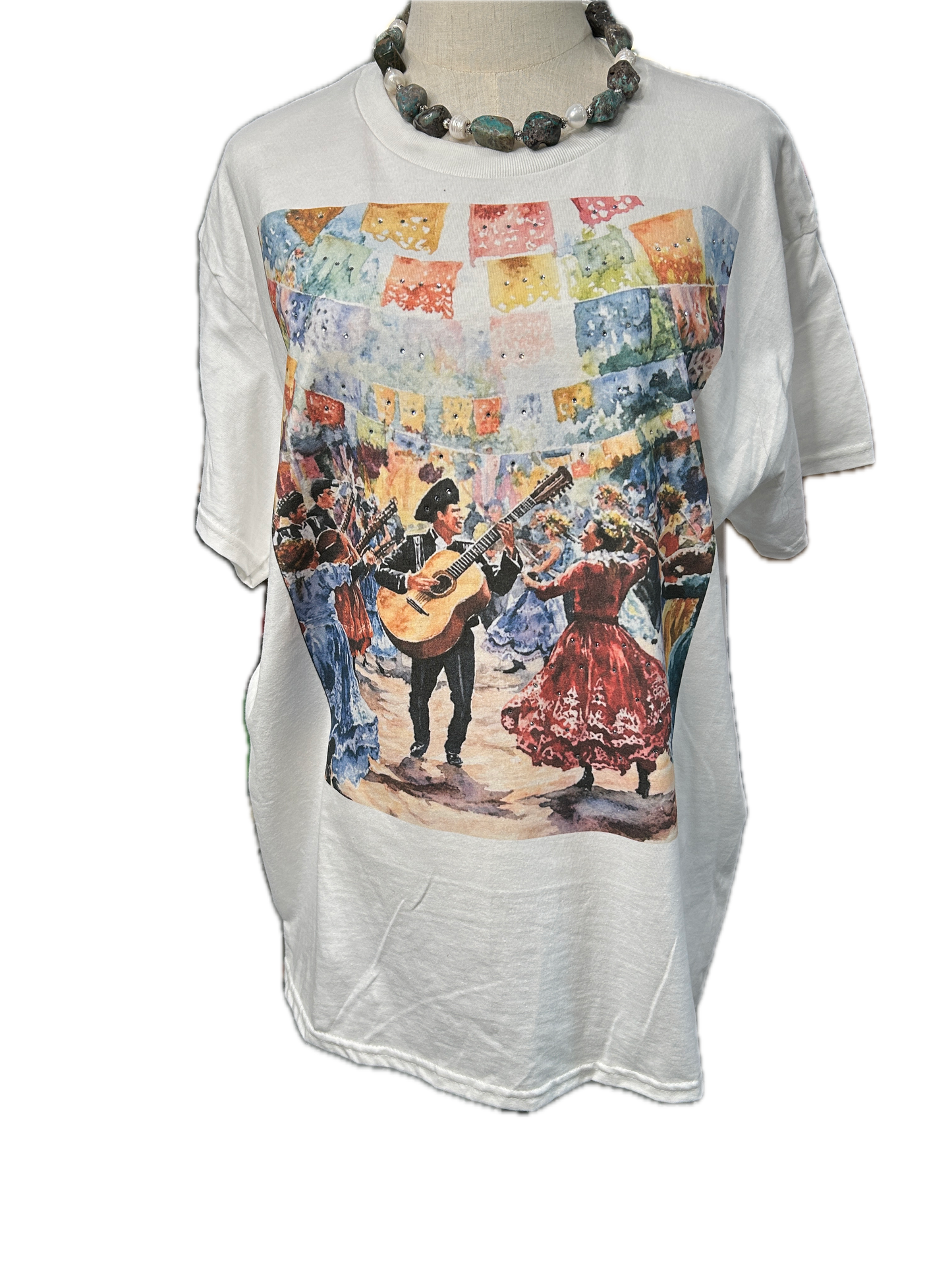 Mariachi Dancing T-Shirt (Christy Style) - ERR Original *Final Sale*