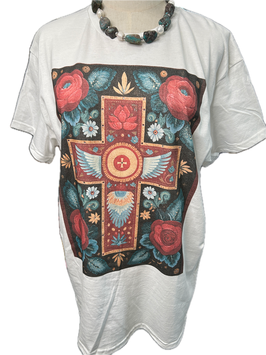 Winged Cross T-Shirt- ERR Original *Final Sale*