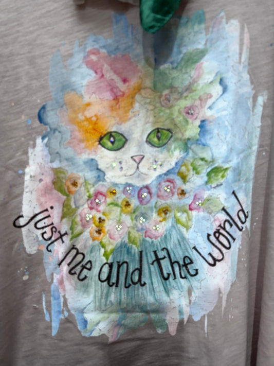 A Rare Bird- Just Me and The World Rag Tee