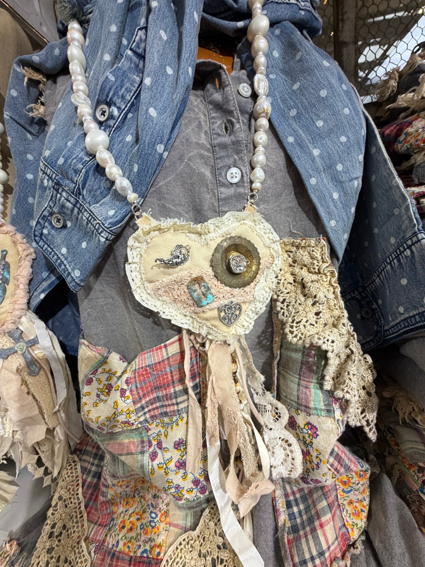 A Rare Bird- Prayer Pocket Necklace