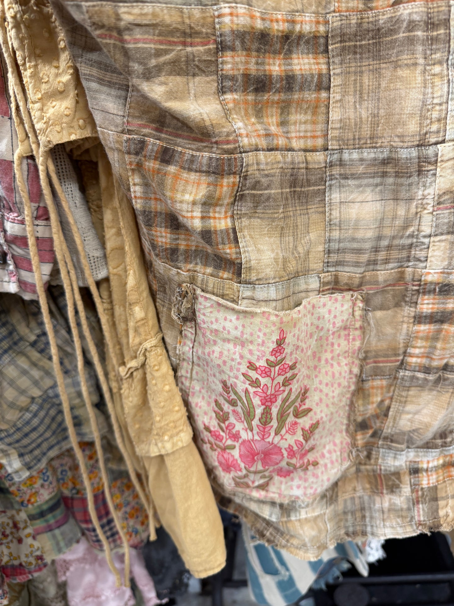 A Rare Bird- Honey Beige Floral Jacket