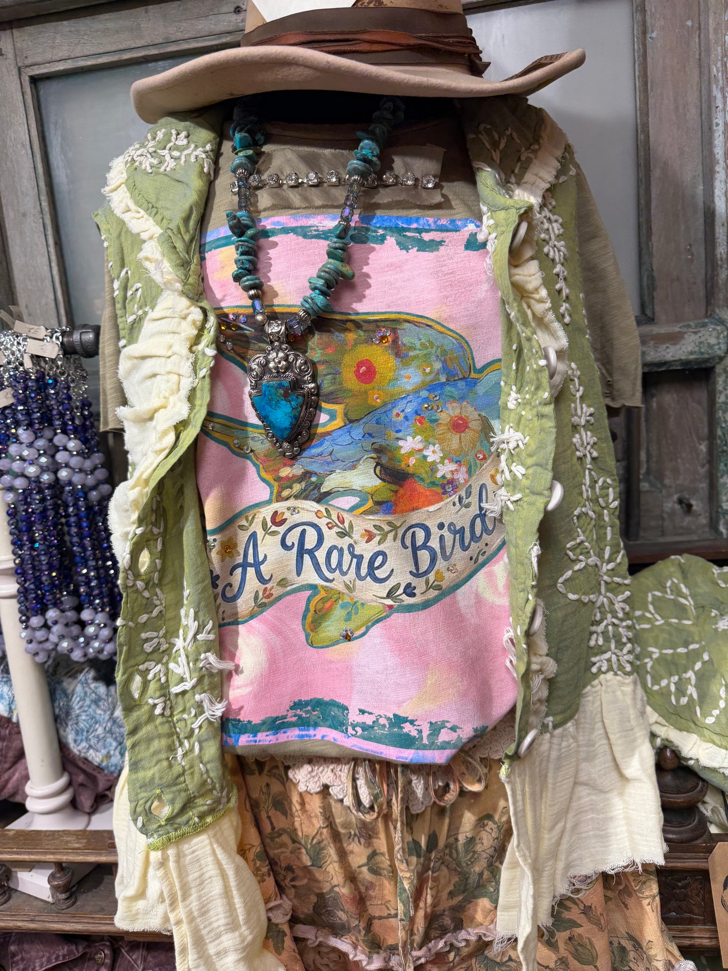A Rare Bird- Birdie Rag Tee