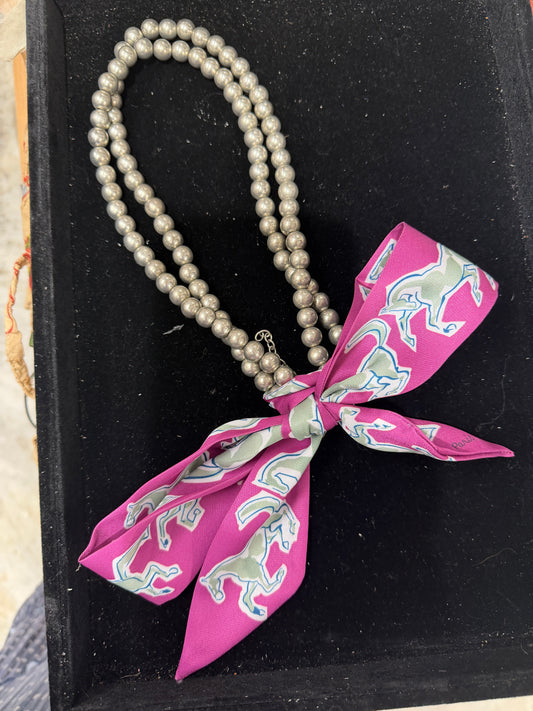 A Rare Bird- Twilly Necklace (Pink Horse)