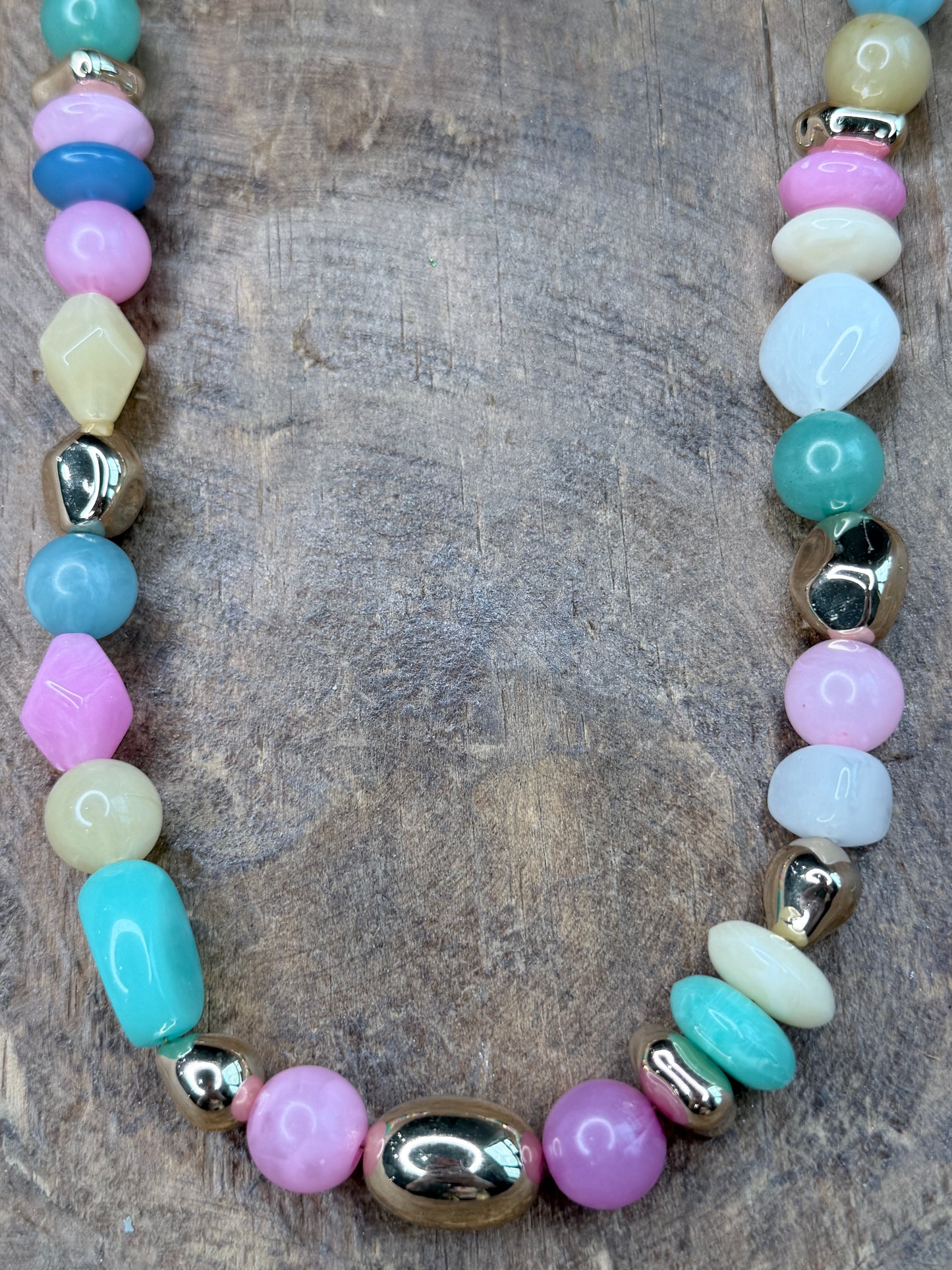 Colorful Acrylic Beaded Necklace