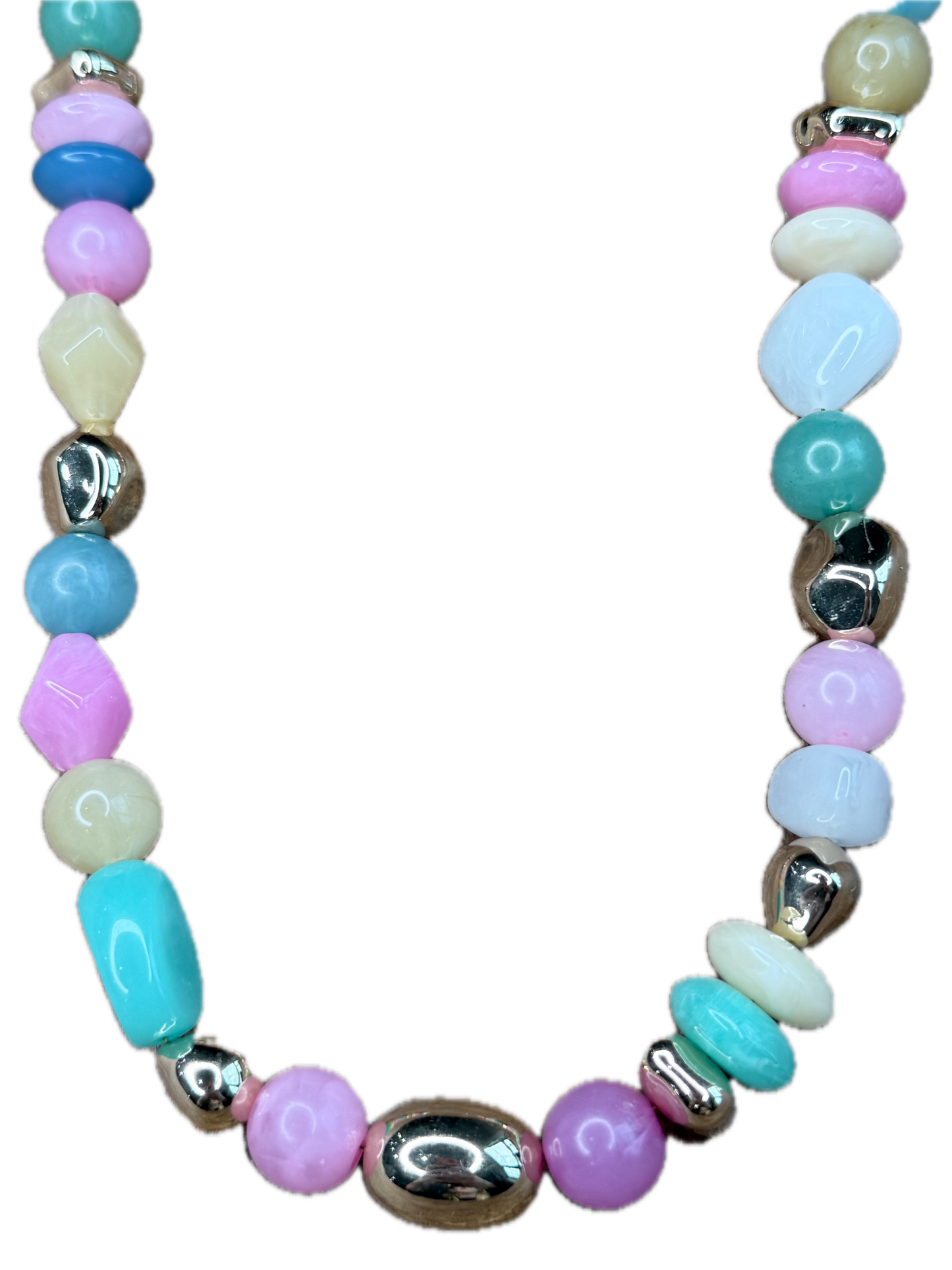 Colorful Acrylic Beaded Necklace