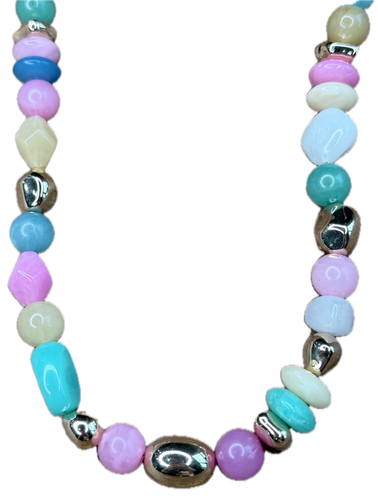 Colorful Acrylic Beaded Necklace