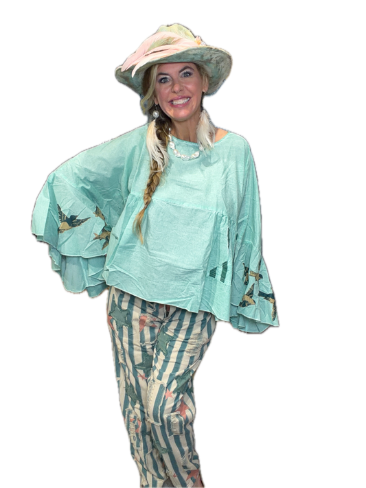 A Rare Bird- Stripes and Stars Pants