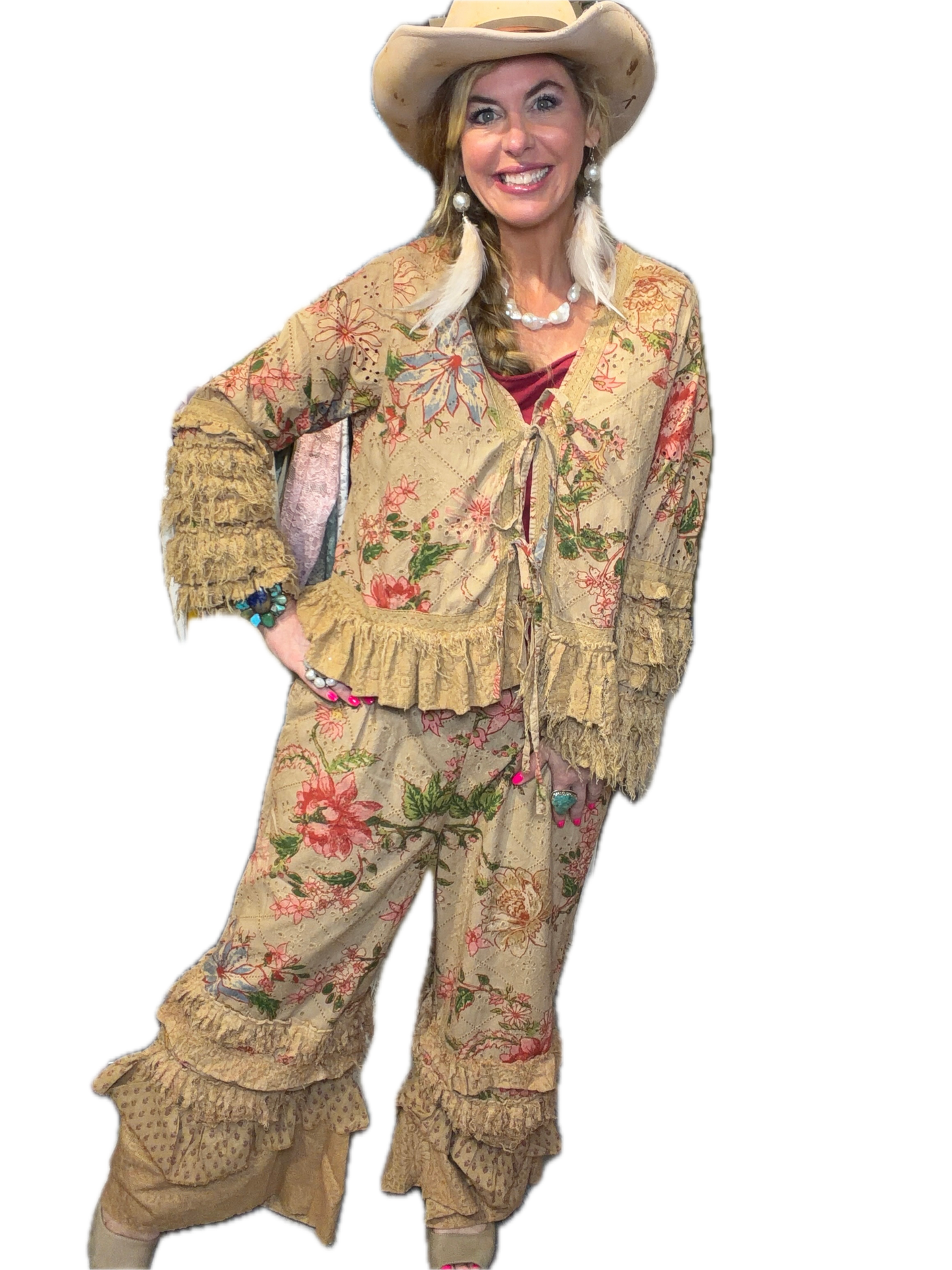 A Rare Bird- Tattered Flowers Jacket